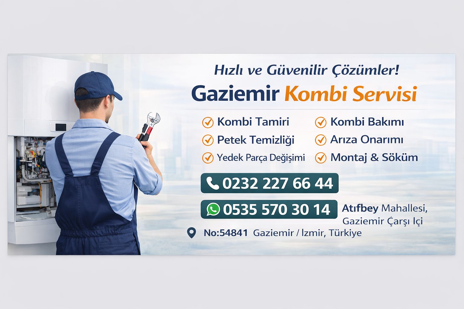 Gaziemir Kombi Servisi